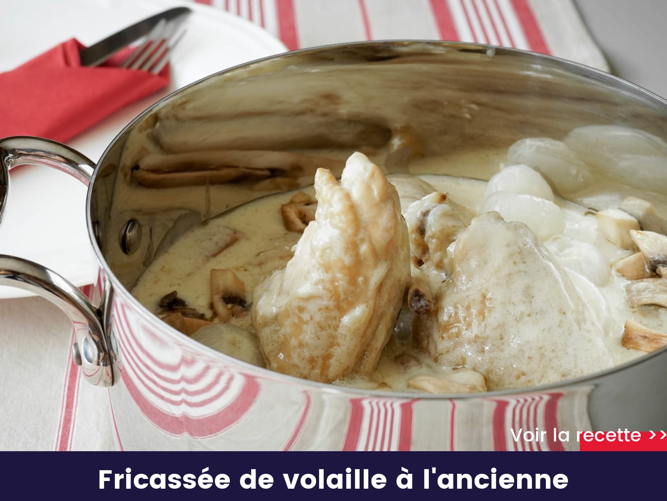 Fricassée de volaille à l'ancienne